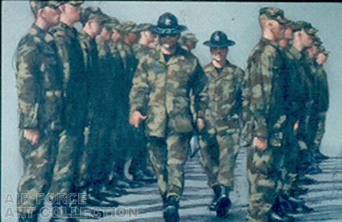 INSPECTION - 6TH WEEK TRAINEES, LACKLAND AFB, FEB 10, 2000